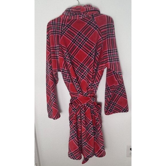 Victoria's Secret Cozy Plush Bath Robe M/L Pockets Valentine's Day Christmas Y2K - Picture 6 of 8